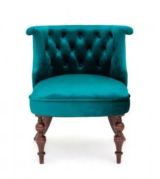 Кресло Бархат (темный тон/23 - изумрудный)