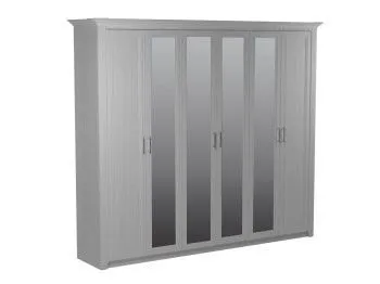 Шкаф 6-дверный, Клер (2693*593*2300) Сосна Андерсен, 11918