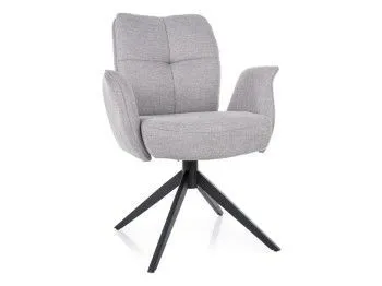 Стул кухонный Signal WING Brego 02 поворотный (светло-серый/черный)