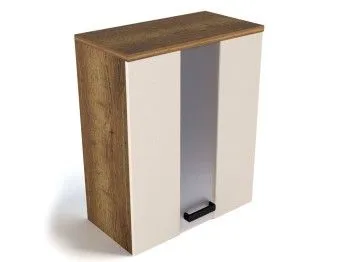 Шкаф со стеклом ШСТ-60, Адель-2 (600*320*742) Кашемир, 20163