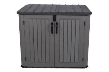 Ящик пластиковый WoodLook, 1380 л, серый