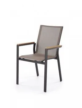 Стул Halmar FIERRO (черный/серый/коричневый)