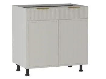 Стол 2-х дверный С-80, Берта (800*528*820) Светлый Мокко, 22916