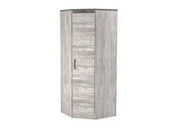 Шкаф угловой 2300, Денвер (879*879*2300) Риббек серый, 11731