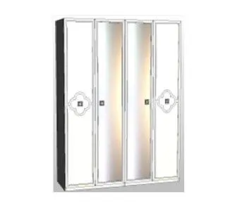 Шкаф Фелисия 4-дверный мокко