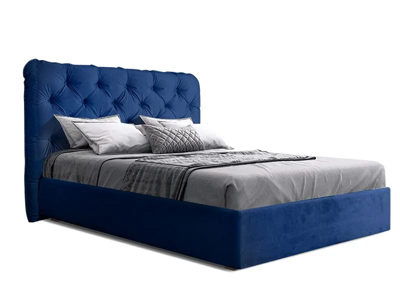 Кровать Bogemia 1,8 м, с подъемным механизмом (Бархат 04) Sweet dreams БМКР180-1[3]