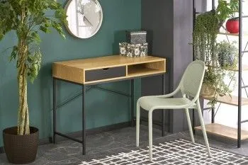 Стол компьютерный HALMAR B50 (натуральный/черный)