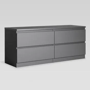 КАСТОР (KULLEN) тумба 4 ящика серая