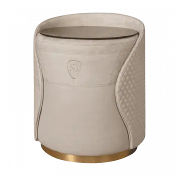 Пуф-тумба Беж (новабук) золото Sweet dreams PS-101