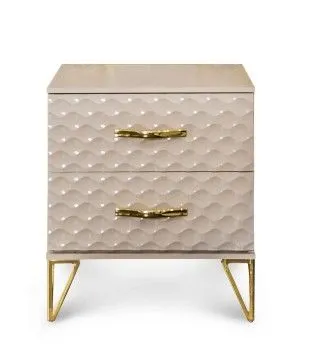 Тумба Лара бежевый глянец