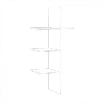 Полки со штангой Мишель для 2