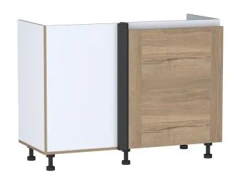 Стол под мойку угловой СМУ-120 правый, Сити (1100*470*820) Дуб Галифакс натуральный, 20843