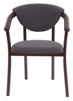 Кресло венское Виенна (темный тон/темно-серый М07)