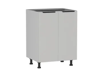 Стол 2-х дверный С-60, Ватель (600*523*820) Экокожа Белый, 23906