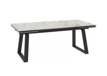 Стол с керамическим покрытием Chelsy-200 (200+45+45)х98 / Palissandro premium cer/Черный)