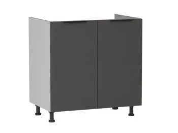 Стол под мойку СМ-80, Ватель (800*520*820) Экокожа Серый, 23311