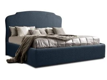 Кровать Римини 1,6 м, с подъемным механизмом (антрацит), РМКР-2[3], стеганые царги