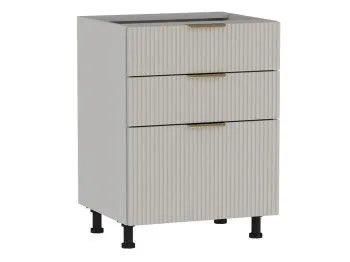 Стол с ящиками СЯ-60 (176/356), Монза (600*523*820) Экокожа Бежевый, 23119