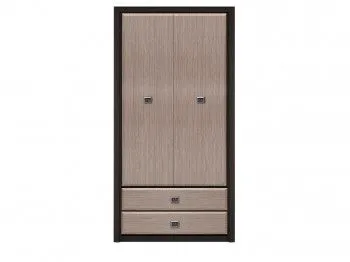 Шкаф платяной Коен SZF 2D2S Венге/Штрокс (NEW)