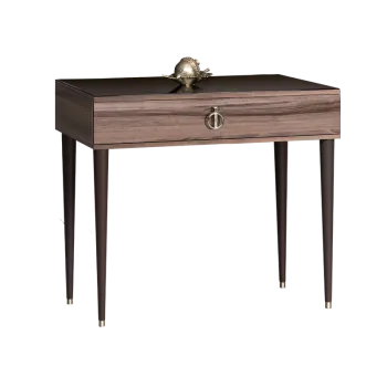 Стол туалетный узкий Римини (Орех империя/Серебро) РМСТ-1[9]