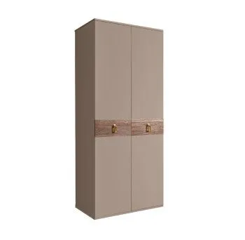 Шкаф 2-х дверный Bogemia Wood Fa (Мокка/Золото) БМШ2/2(Wo)