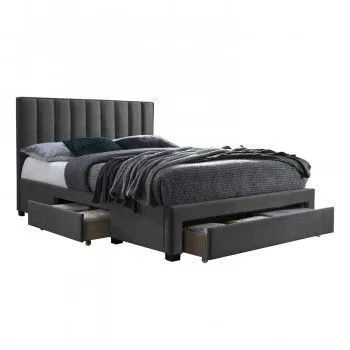 Кровать Halmar GRACE (серый) 160/200