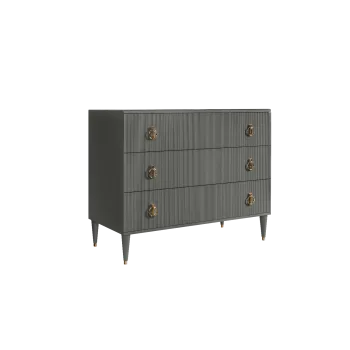 Комод Римини СОЛО (Серый/Золото) РМКМ-1(s)