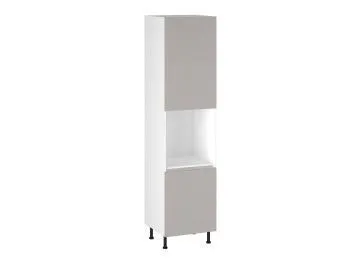 Шкаф-пенал 960 ПГ-60, Виста (600*586*2456) Экокожа Бежевый, 26486