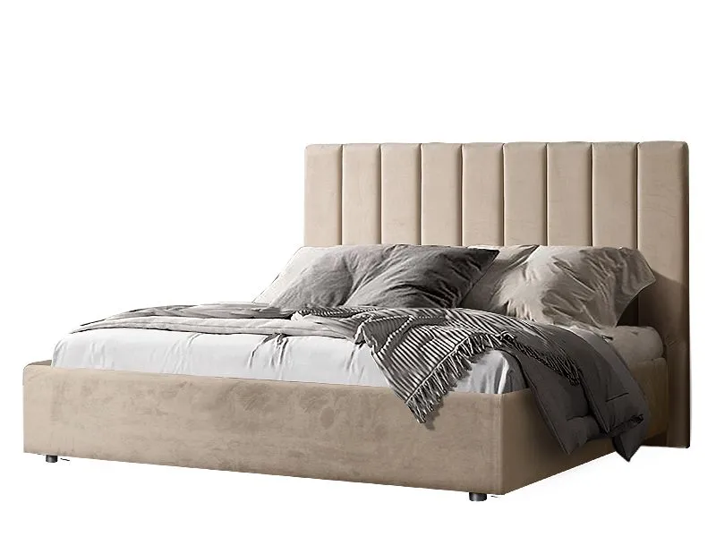 Кровать Concept 1,8 м, с подъемным механизмом (Бархат 01) Sweet Dreams КПКР-1[3]