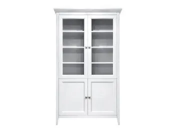 Библиотека 2 дверная Manhattan (Белый)