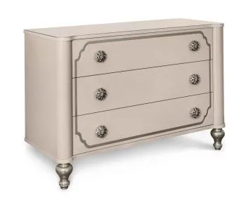 Комод Лали 3 ящика бежевый