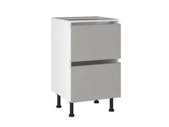 Стол с ящиками СЯ-(2)-50, Виста (500*523*870) Экокожа Бежевый, 26412