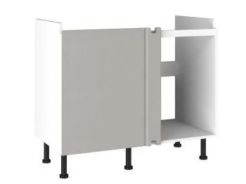 Стол под мойку угловой СМУ-110, Виста (1000*534*870) Экокожа Бежевый, 26504