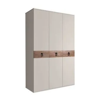 Шкаф 3-х дверный Bogemia Wood Fa (Шелк/Черный) БМШ2/3(Wo)