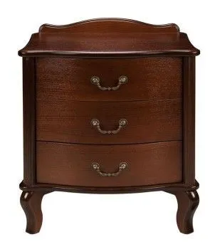 Тумбочка прикроватная Джульетта 3 ящ. (орех)