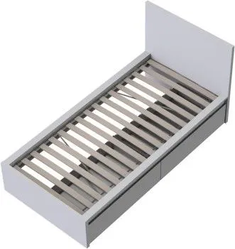 МАЛЬМ / VARMA Сэнгбокс комплект 2-ух выкатных ящиков 100х61х26,5, белый