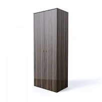 Шкаф 2-х дверный Римини (Орех империя/Золото) РМШ2/2