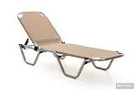 Шезлонг Dias алюминиевый, бежевый | изображение 1