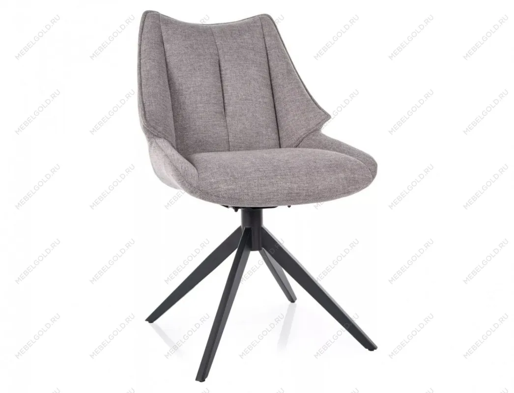 Стул кухонный поворотный Signal CODA Brego 07 (светло-серый/черный)