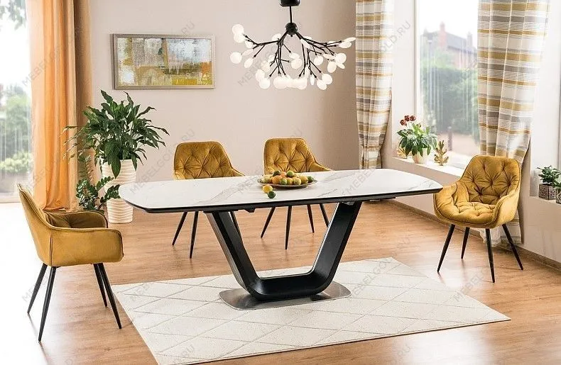 Стул кухонный SIGNAL CHERRY VELVET (черный/черный мат) | изображение 3