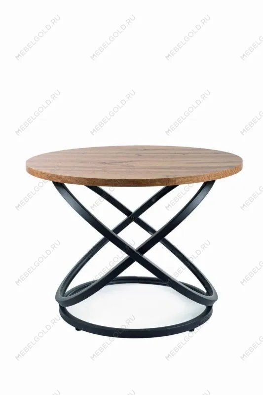 Стол журнальный Signal EOS D (дуб артизан/черный) | изображение 1