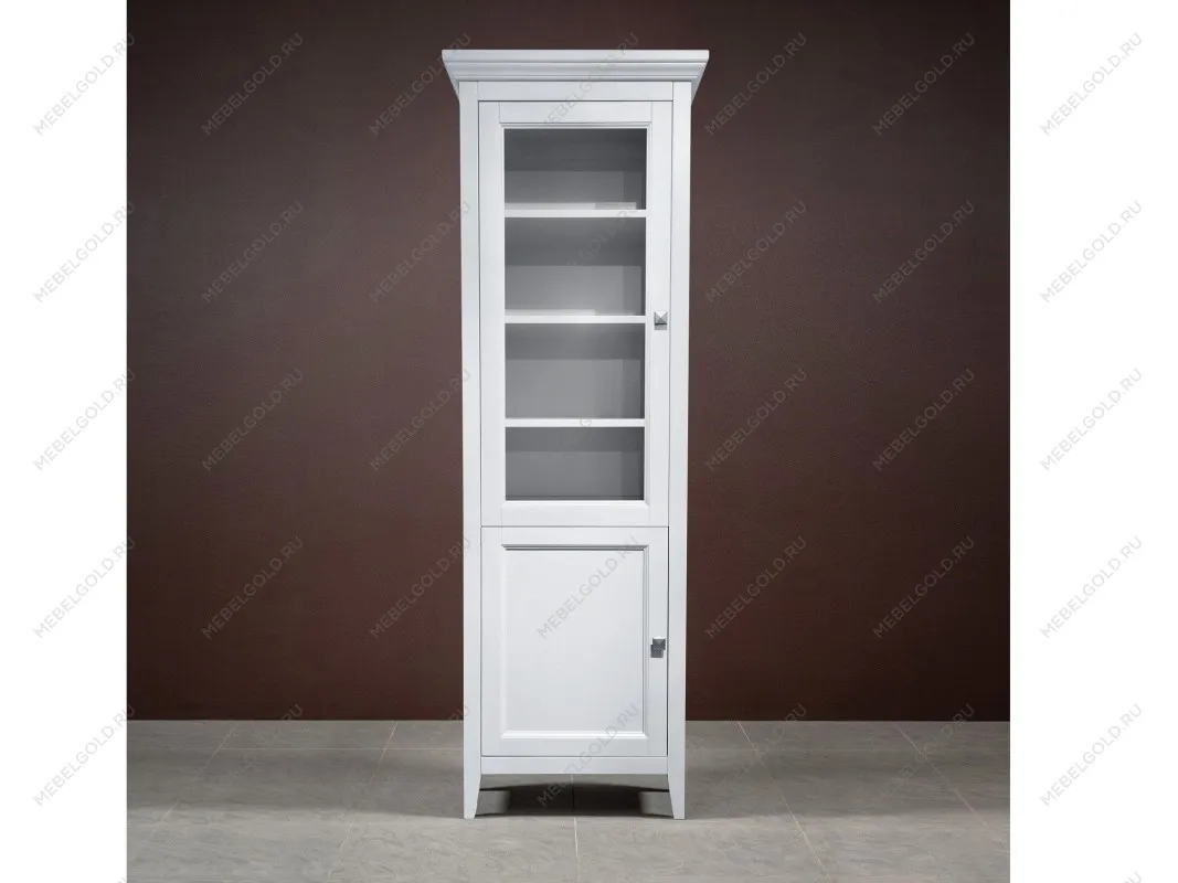 Библиотека 1 дверная левая Manhattan (Белый) | изображение 1