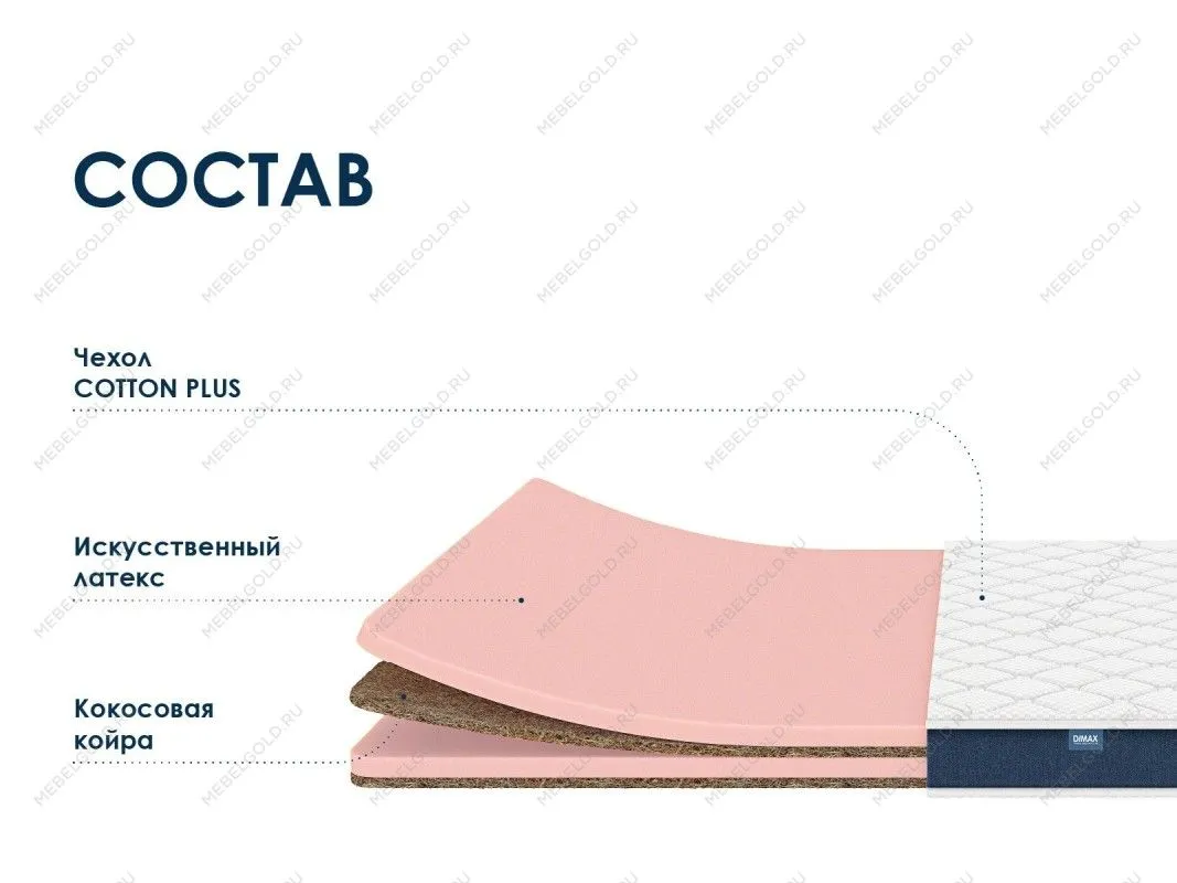 Матрас Практик Медиум лайт в9 120х200 | изображение 1