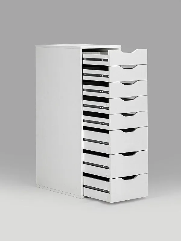 Комод Ингар, 8 ящиков, 36x102x53 см, белый | изображение 10