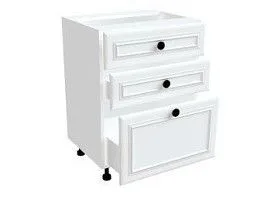 Стол с ящиками СЯ-60, Бьянка (600*470*820) Белый, 21115