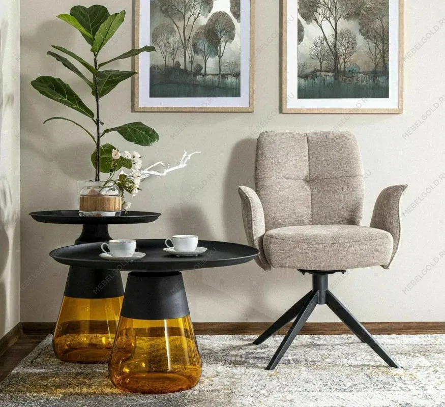 Стул кухонный Signal WING Brego 31 (светло-бежевый/черный) | изображение 3