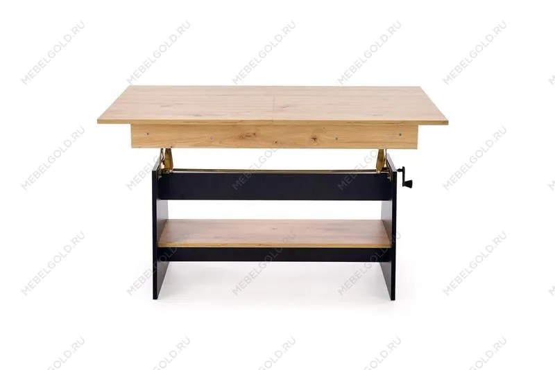 Стол-трансформер Halmar ERIKA 120 (дуб артизан/черный) | изображение 4