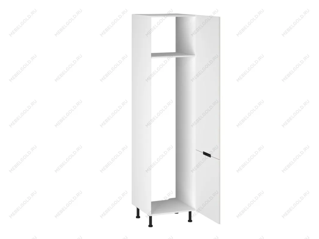 Шкаф-пенал 960 ПХ-60, Виста (600*586*2456) Экокожа Белый, 26290 | изображение 1