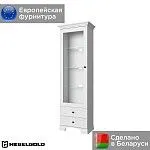 Шкаф с витриной Тиффани 1V2S белый | изображение 1