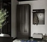 БРИМНЭС / СИРИУС Шкаф двухстворчатый ИКЕА / IKEA с выдвижным ящиком Дуб Венге | изображение 4